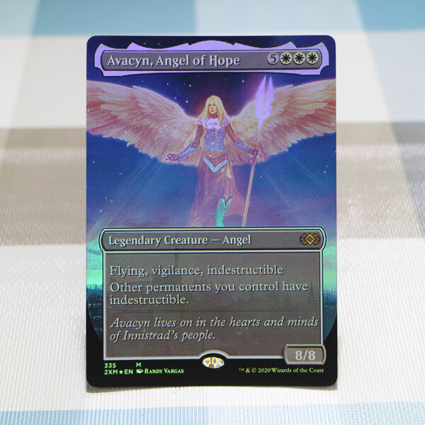 Avacyn Angel Of Hope Extended Art Xm Double Masters Foil Mtg Proxy