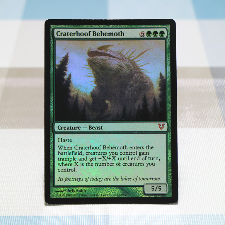 Craterhoof Behemoth Avacyn Restored foil – MTG Proxy Cards