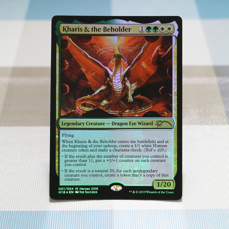 Kharis & The Beholder Heroes of the Realm 2018 (HTR18) foil – MTG Proxy ...