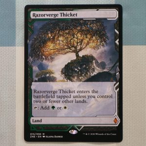 Razorverge Thicket #015 Zendikar Rising Expeditions (ZNE) hologram