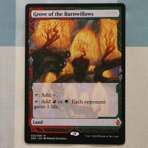 Grove of the Burnwillows #025 Zendikar Rising Expeditions (ZNE) hologram